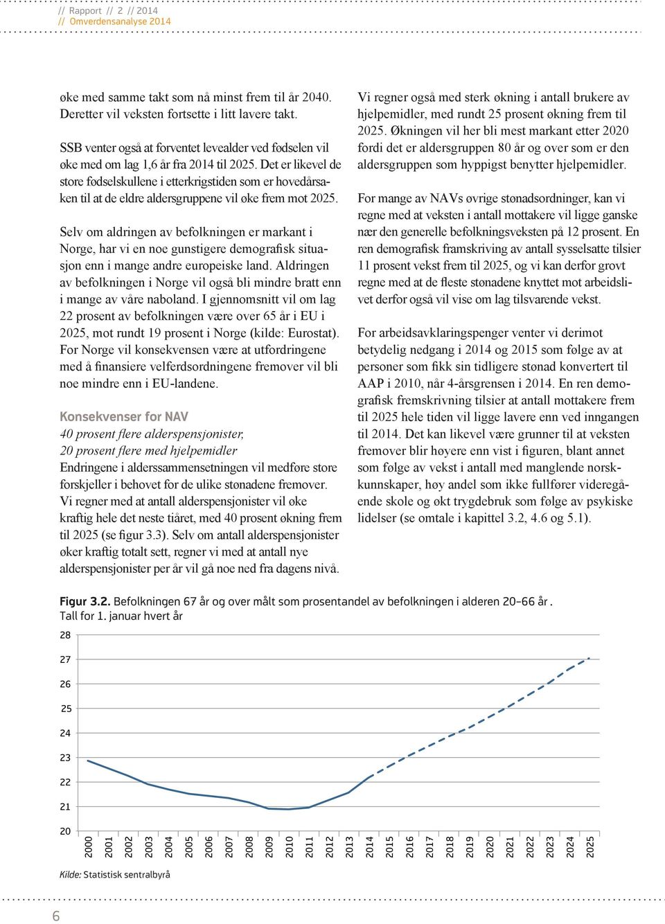 Selv om aldringen av befolkningen er markant i Norge, har vi en noe gunstigere demografisk situasjon enn i mange andre europeiske land.