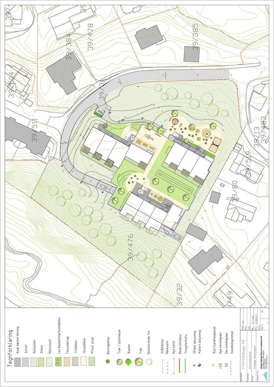 :8 7 +5 7 +4 +,85 +7, 6 7m 0m +,85 Weglo Design Plan & Landskap