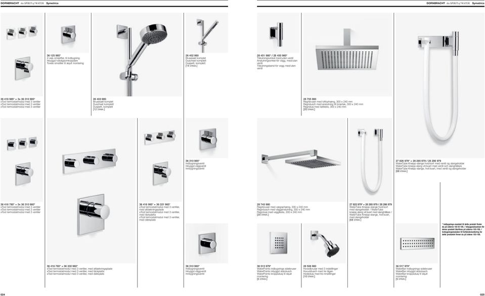 ventiler xtool termostatmodul med 3 ventiler xtool termostatmodul med 3 ventiler 26 403 980 Brusesæt komplet Duschset komplett Dusjsett, komplett [12 l/min.