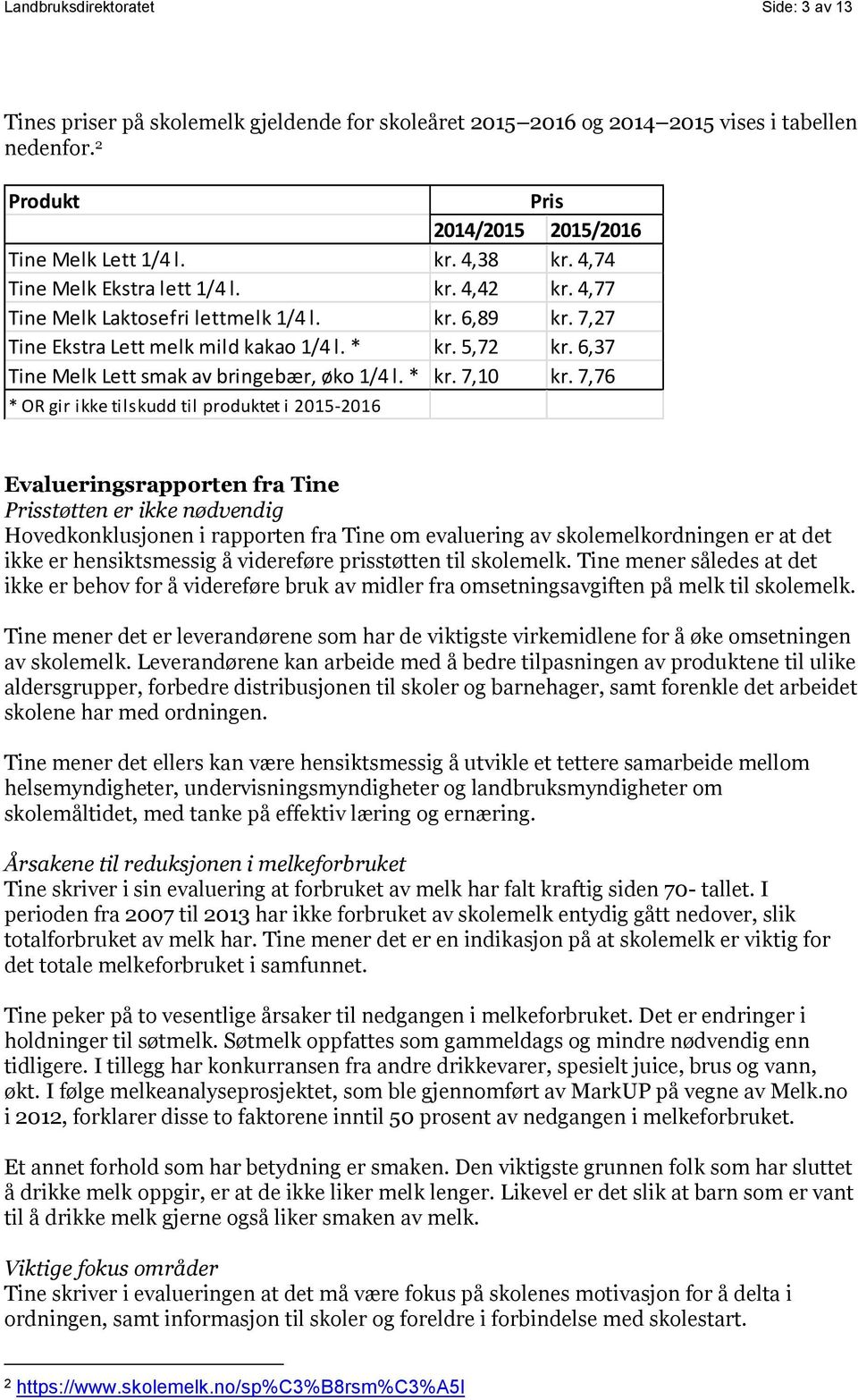 6,37 Tine Melk Lett smak av bringebær, øko 1/4 l. * kr. 7,10 kr.