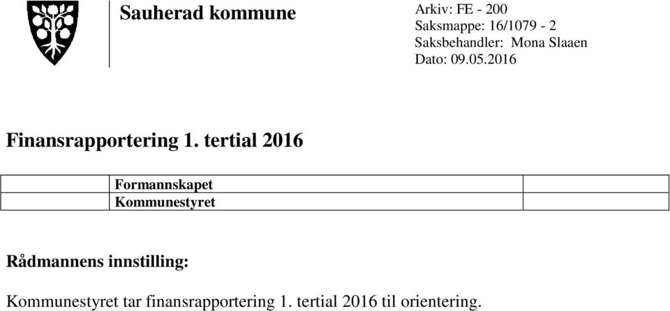 2016 Finansrapportering 1.