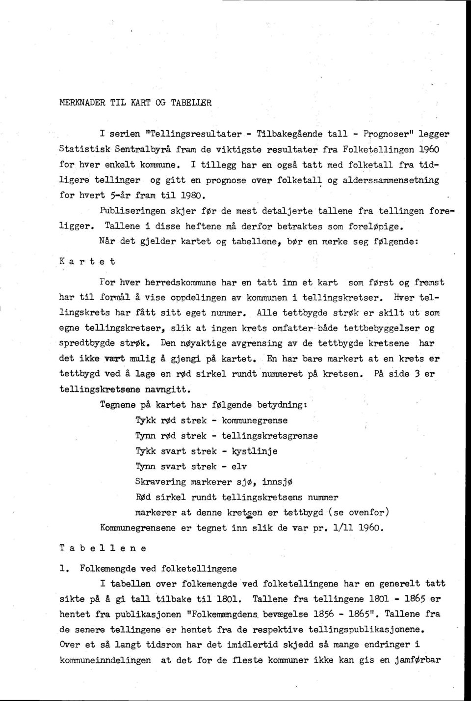 Publiseringen skjer før de mest detaljerte tallene fra tellingen foreligger. Tallene i disse heftene må derfor betraktes som foreløpige.