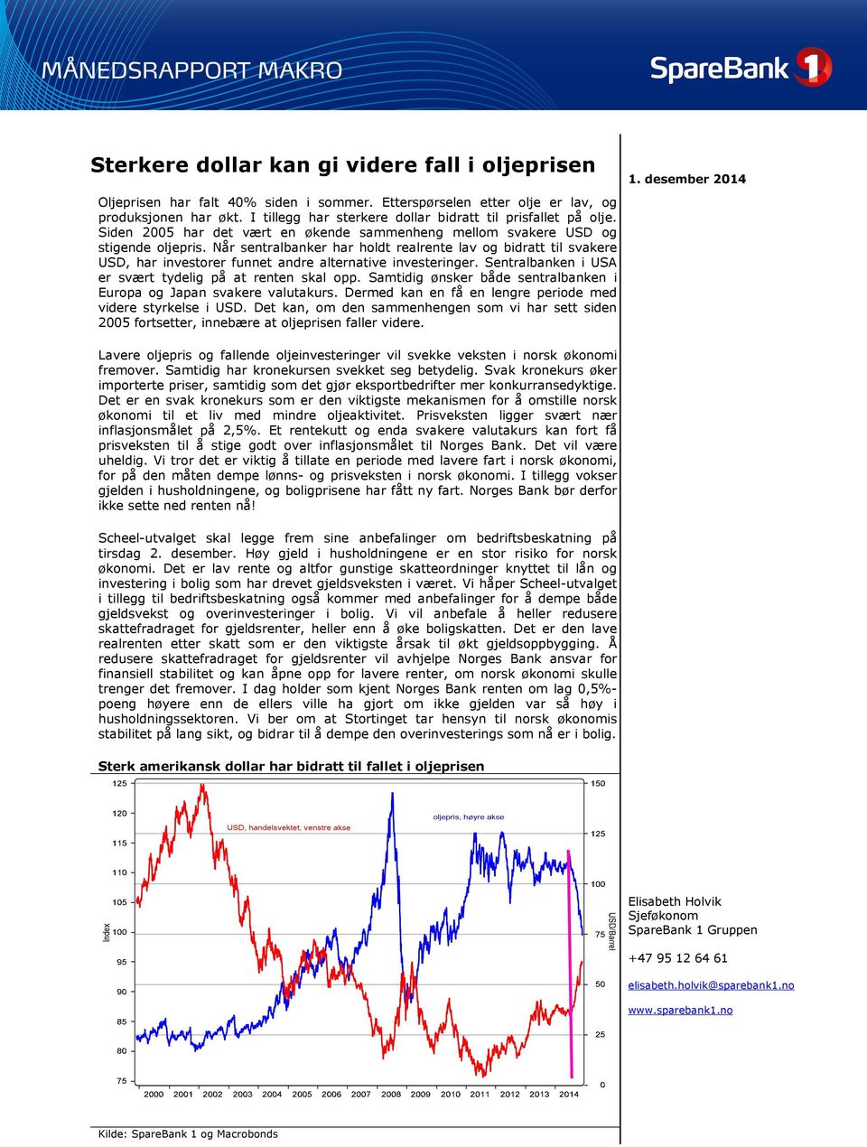 Når sentralbanker har holdt realrente lav og bidratt til svakere USD, har investorer funnet andre alternative investeringer. Sentralbanken i USA er svært tydelig på at renten skal opp.