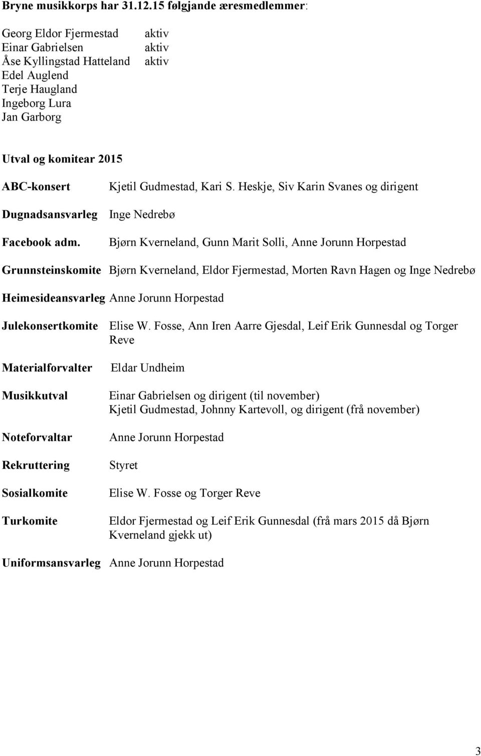 ABC-konsert Kjetil Gudmestad, Kari S. Heskje, Siv Karin Svanes og dirigent Dugnadsansvarleg Inge Nedrebø Facebook adm.