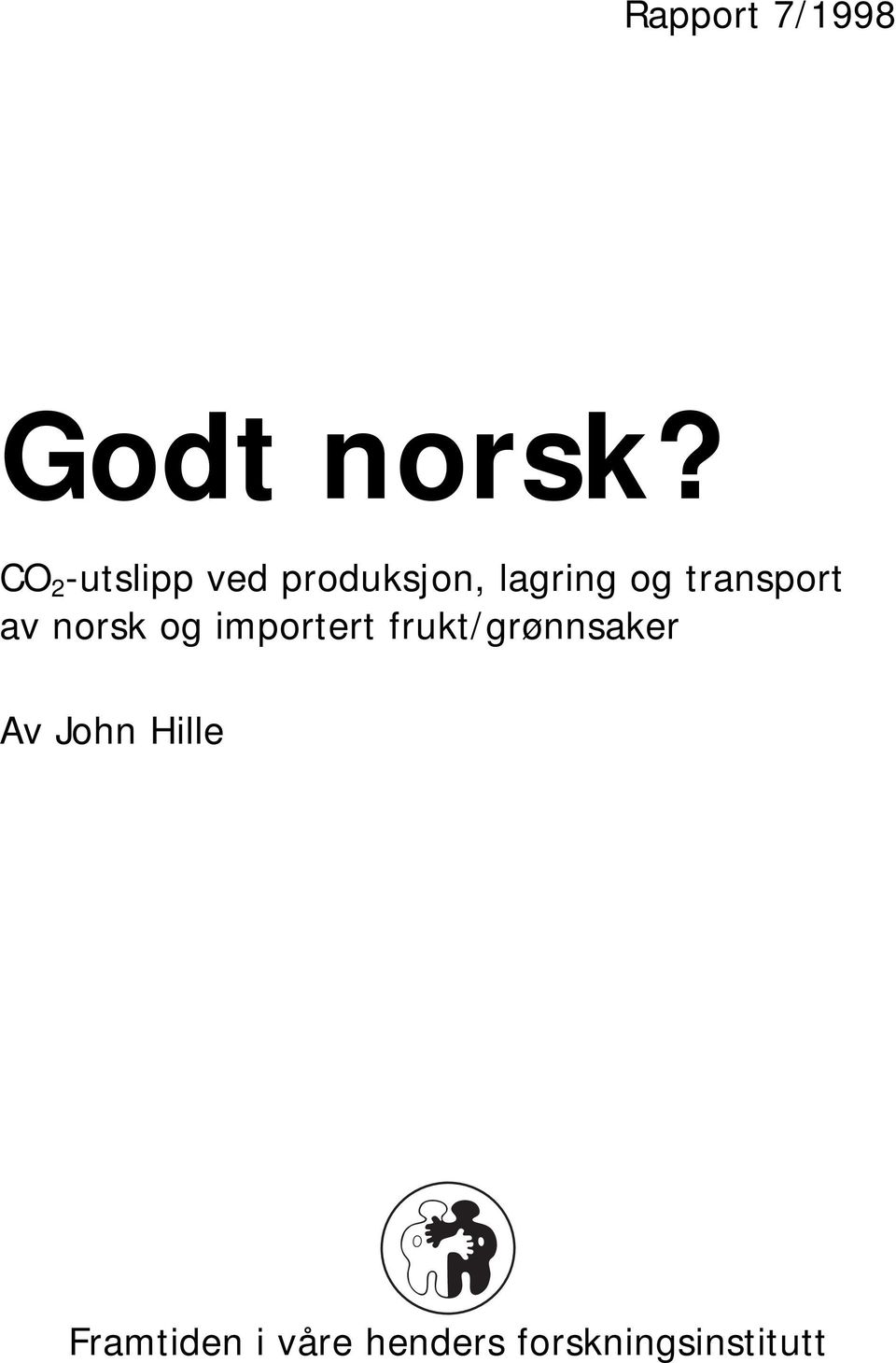 transport av norsk og importert