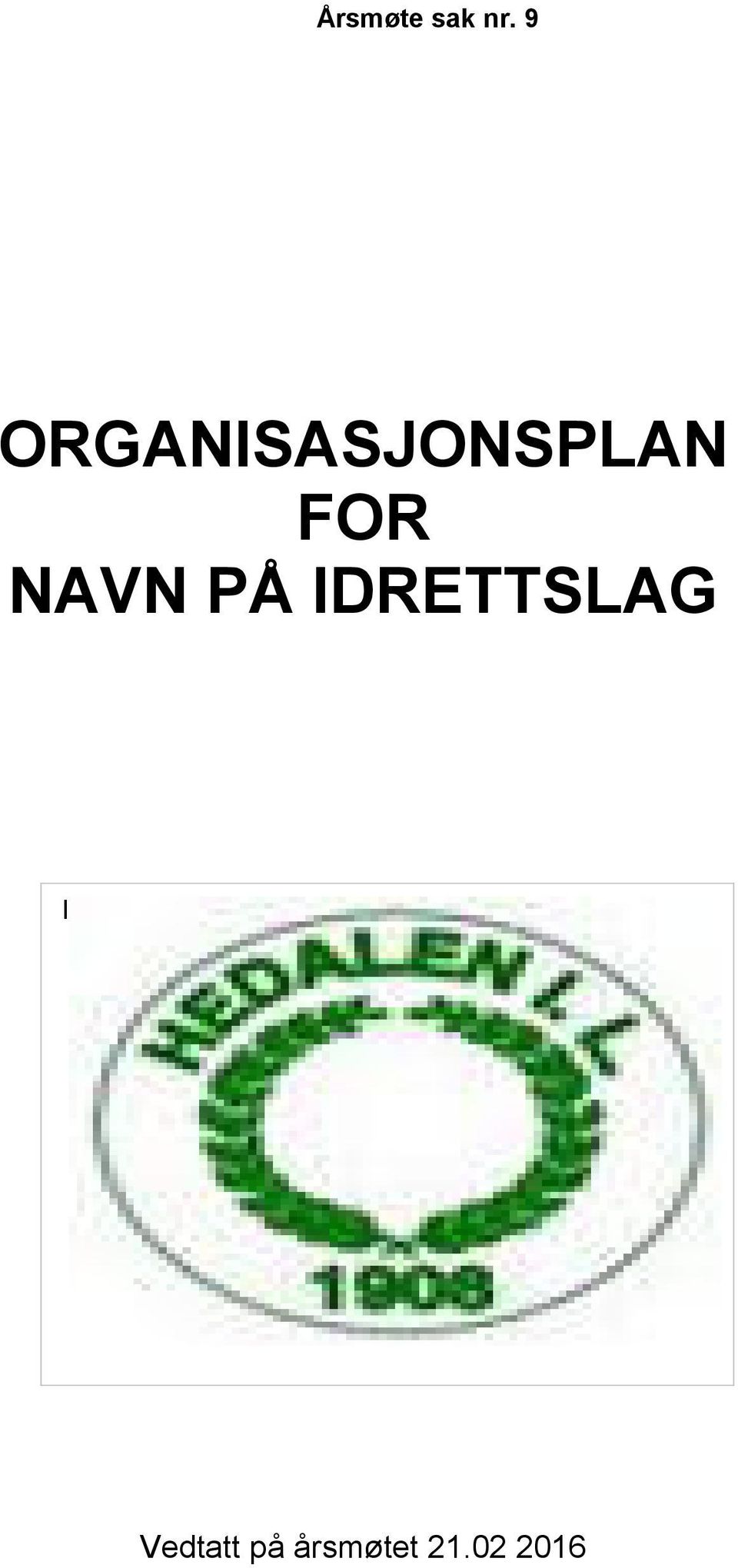 Idrettslagets logo