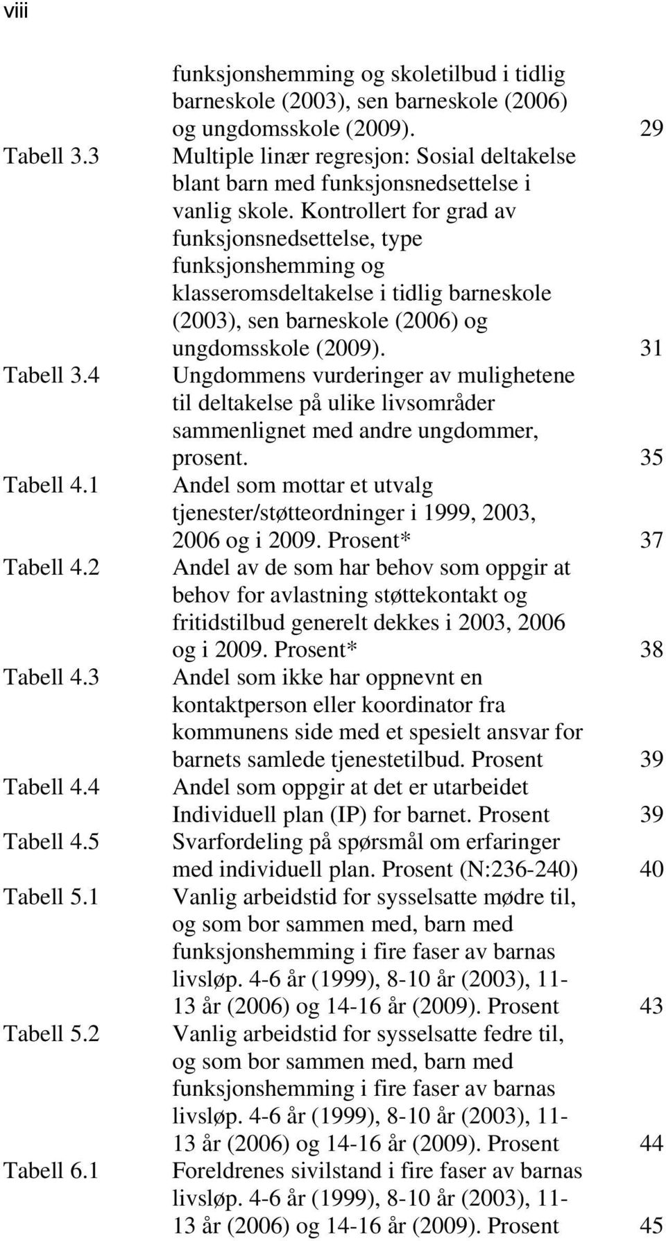 29 Multiple linær regresjon: Sosial deltakelse blant barn med funksjonsnedsettelse i vanlig skole.