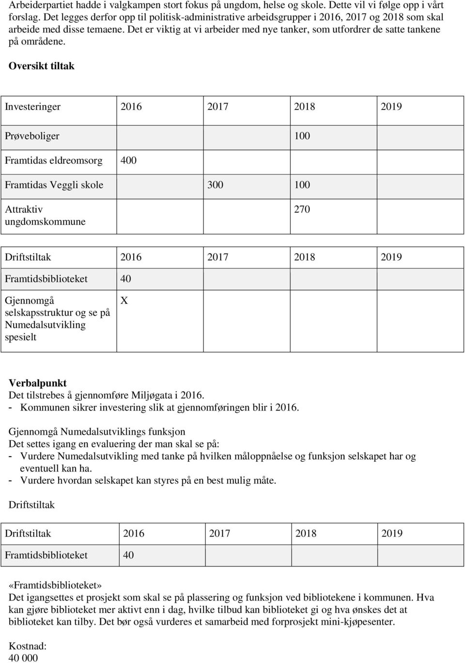 Det er viktig at vi arbeider med nye tanker, som utfordrer de satte tankene på områdene.