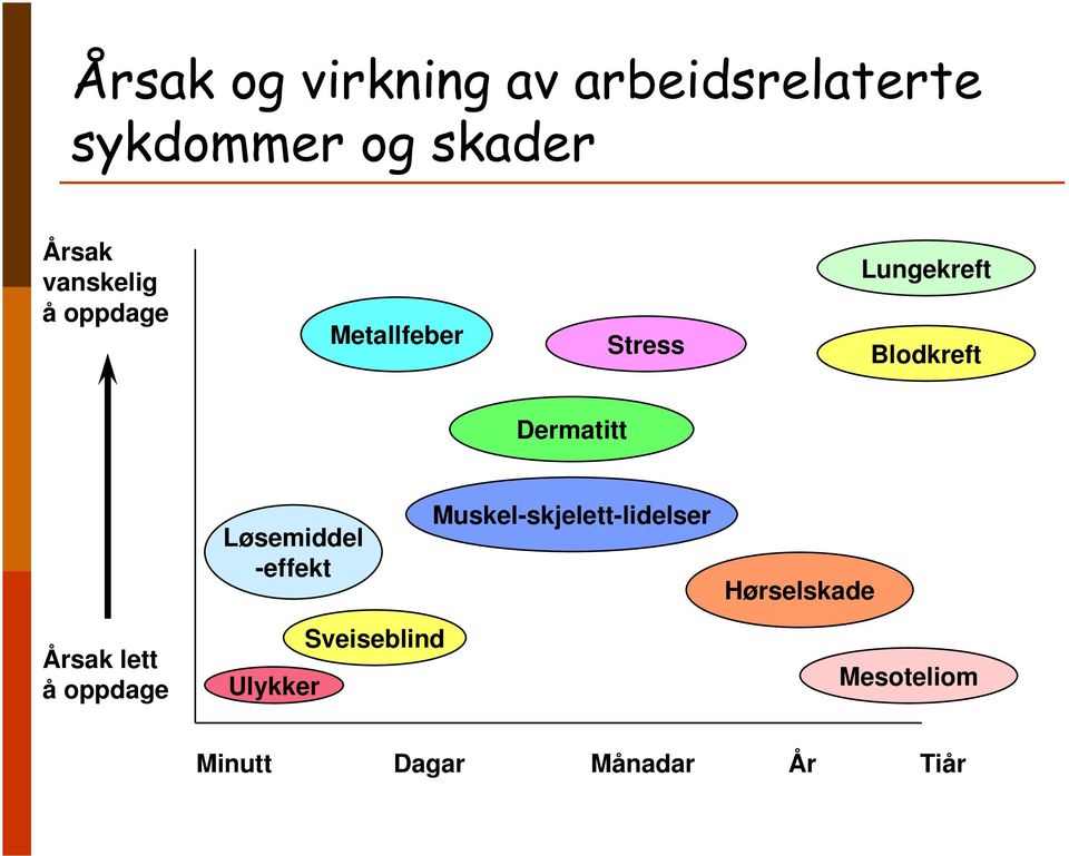 Dermatitt Løsemiddel -effekt Muskel-skjelett-lidelser Hørselskade