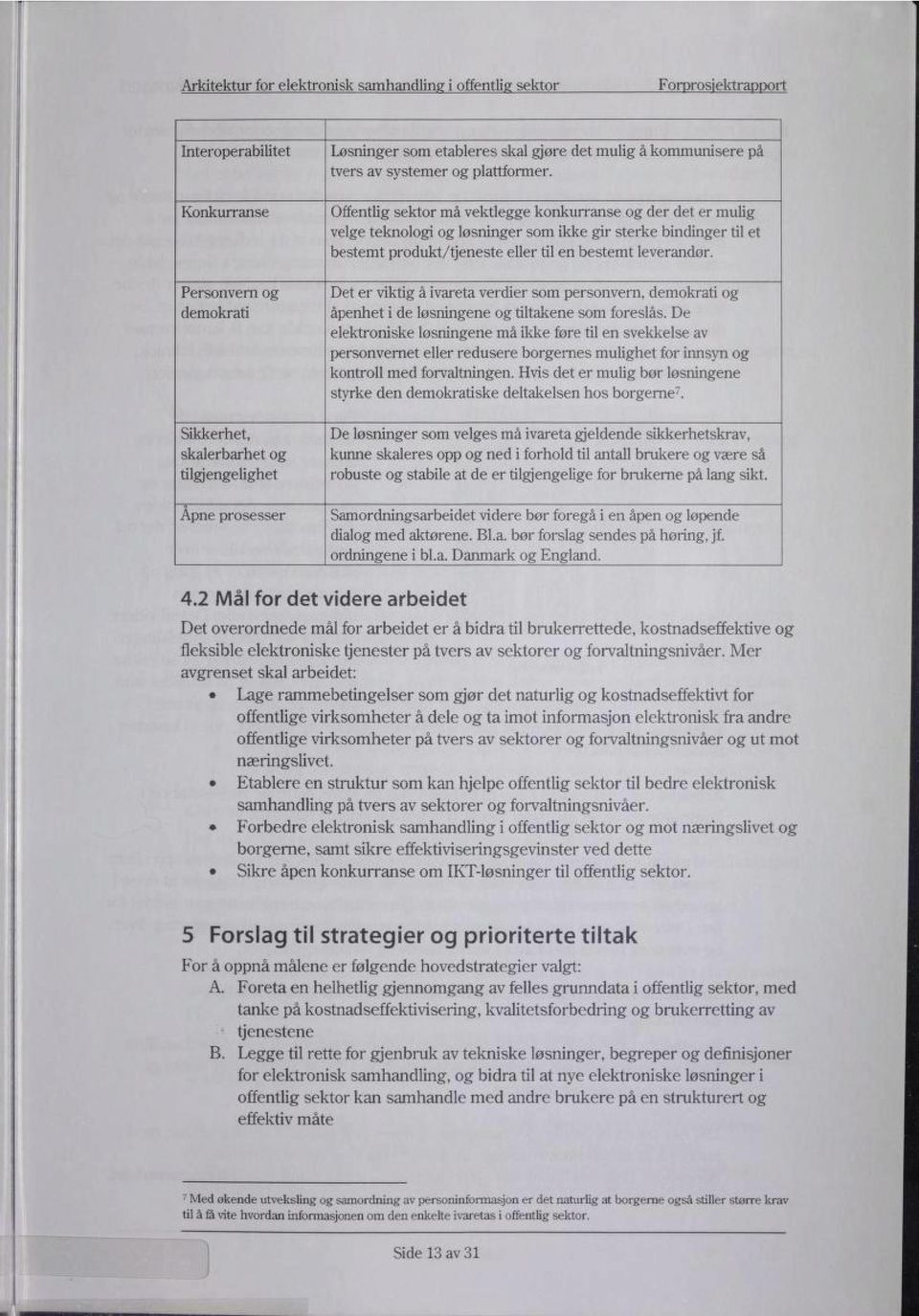 Offentlig sektor må vektlegge konkurranse og der det er mulig velge teknologi og løsninger som ikke gir sterke bindinger til et bestemt produkt/tjeneste eller til en bestemt leverandør.