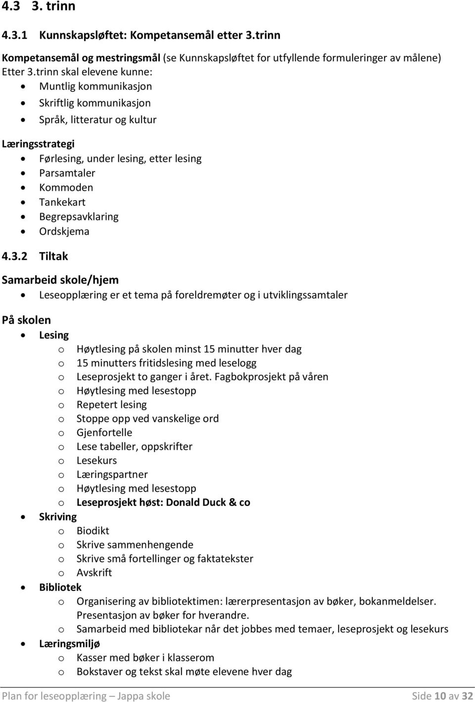 Begrepsavklaring Ordskjema 4.3.