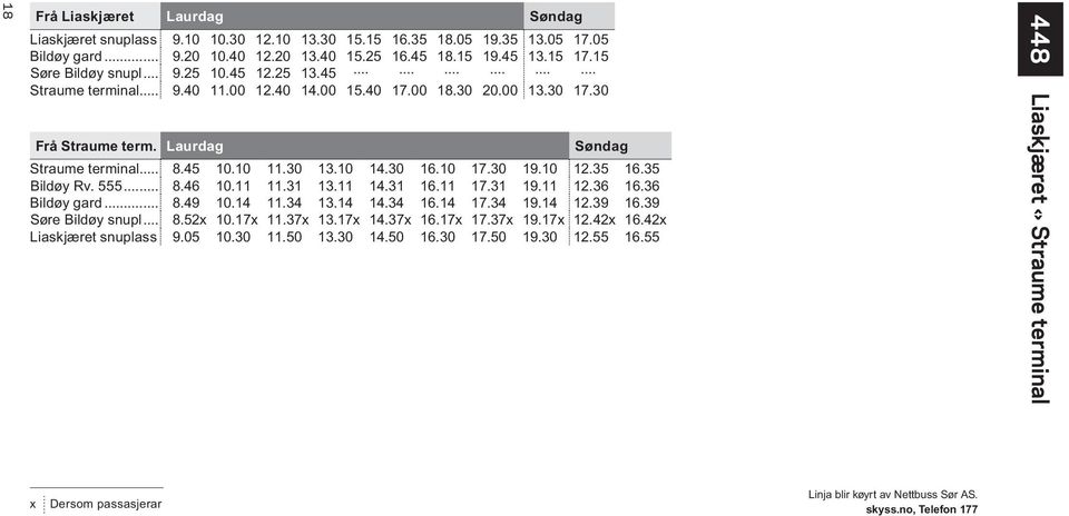 10 14.30 16.10 17.30 19.10 12.35 16.35 Bildøy Rv. 555... 8.46 10.11 11.31 13.11 14.31 16.11 17.31 19.11 12.36 16.36 Bildøy gard... 8.49 10.14 11.34 13.14 14.34 16.14 17.34 19.14 12.39 16.