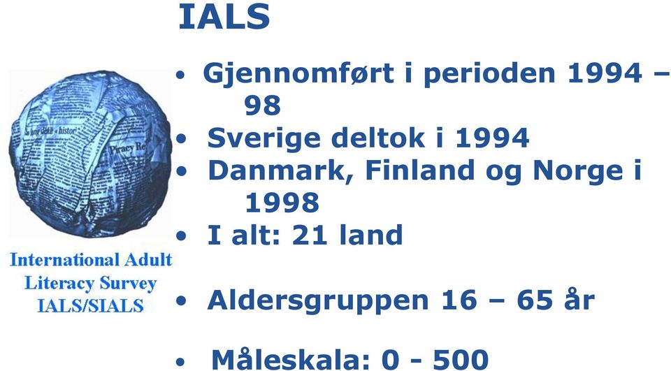 Finland og Norge i 1998 I alt: 21