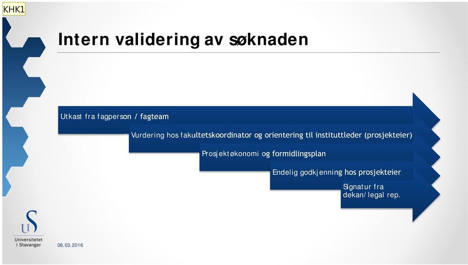 instituttleder (prosjekteier) Prosjektøkonomi og