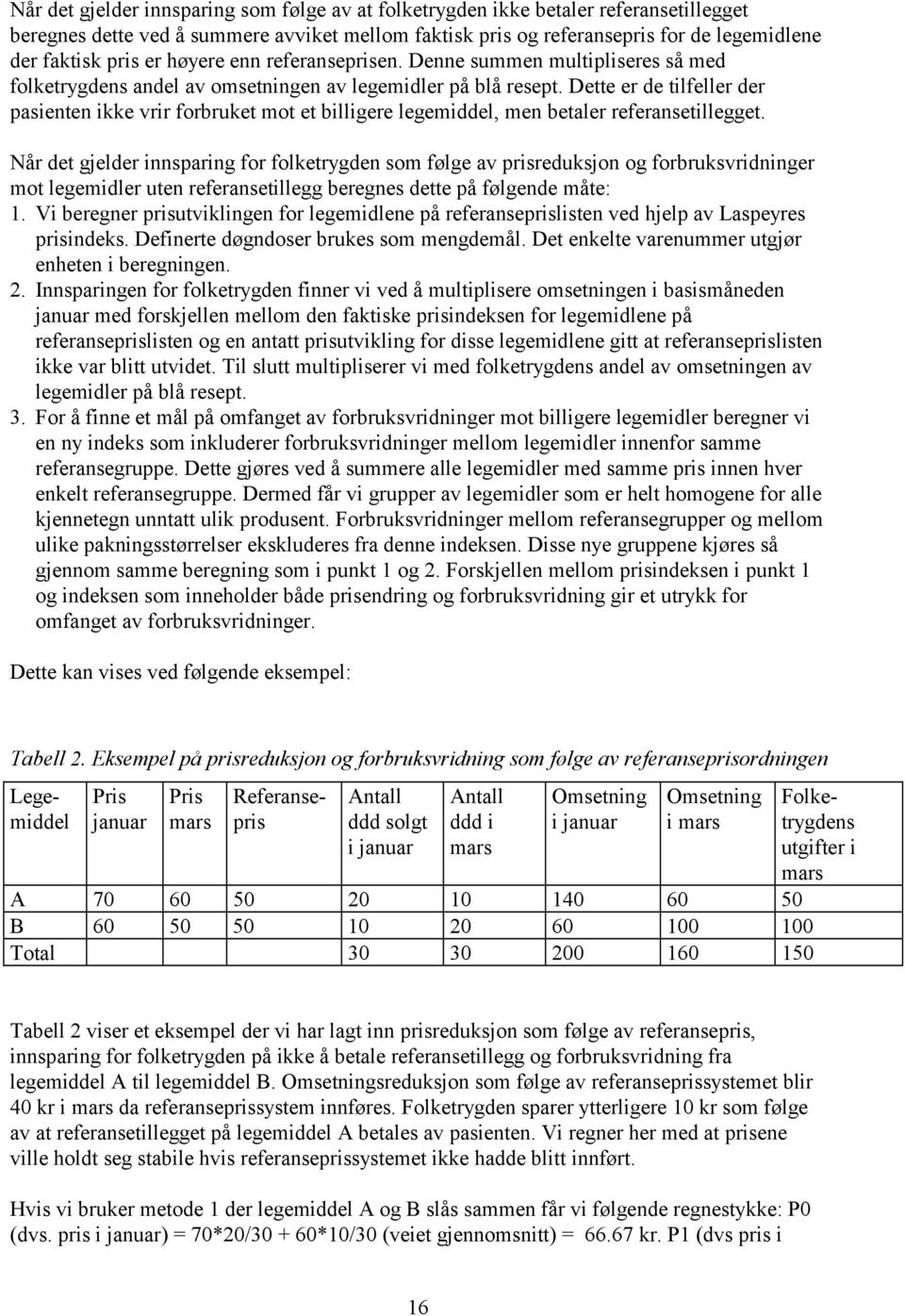 Dette er de tilfeller der pasienten ikke vrir forbruket mot et billigere legemiddel, men betaler referansetillegget.