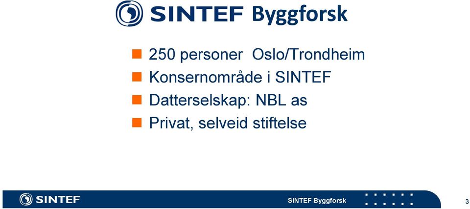 Konsernområde i SINTEF