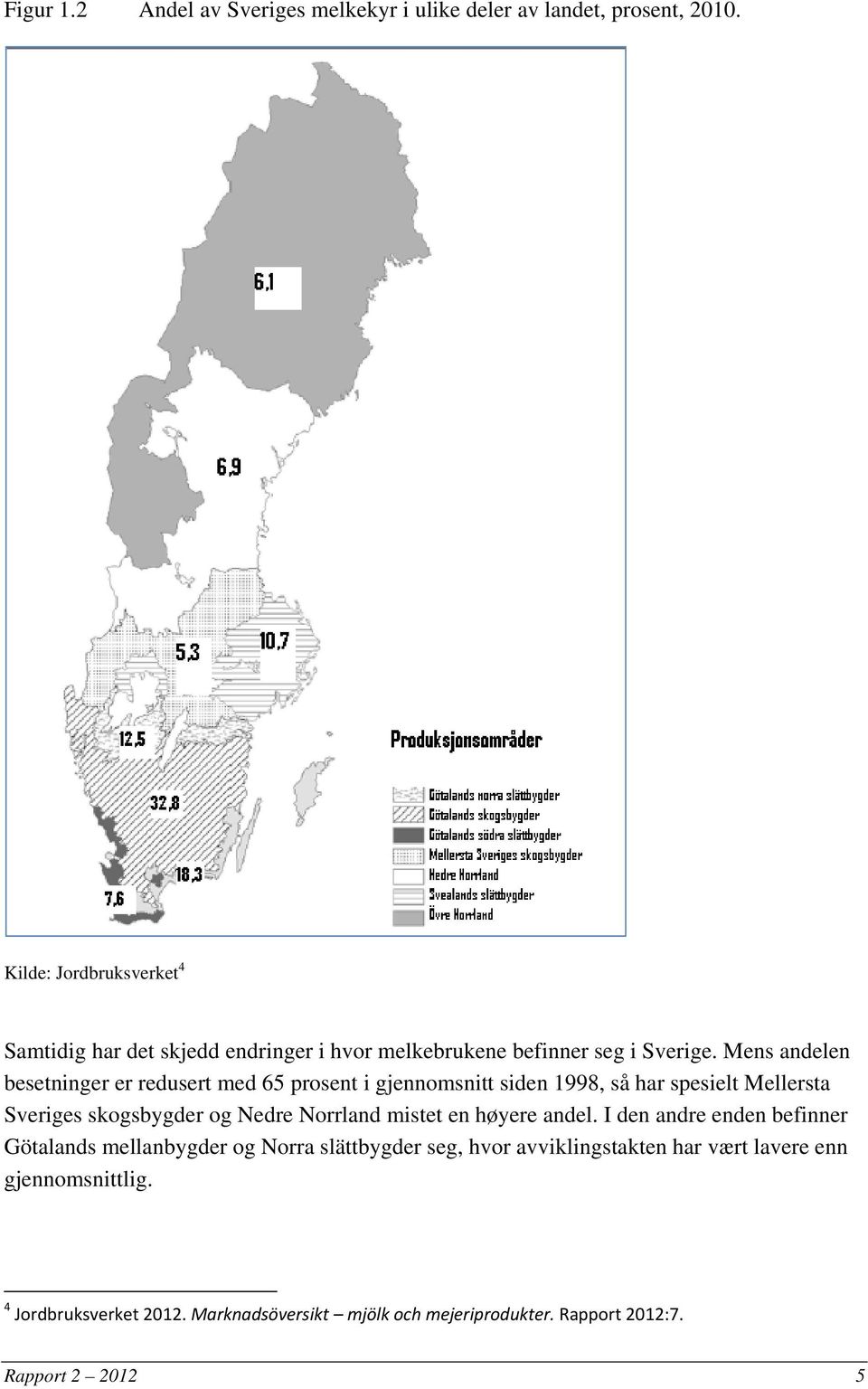 Mens andelen besetninger er redusert med 65 prosent i gjennomsnitt siden 1998, så har spesielt Mellersta Sveriges skogsbygder og Nedre Norrland