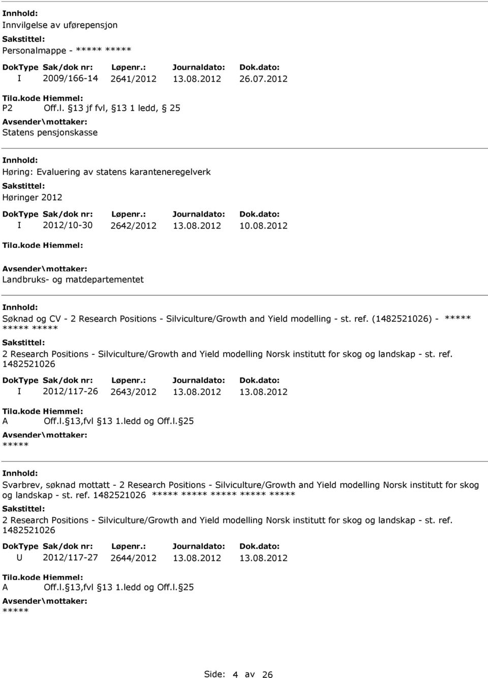 Evaluering av statens karanteneregelverk Høringer 2012 2012/10-30 2642/2012 10.08.