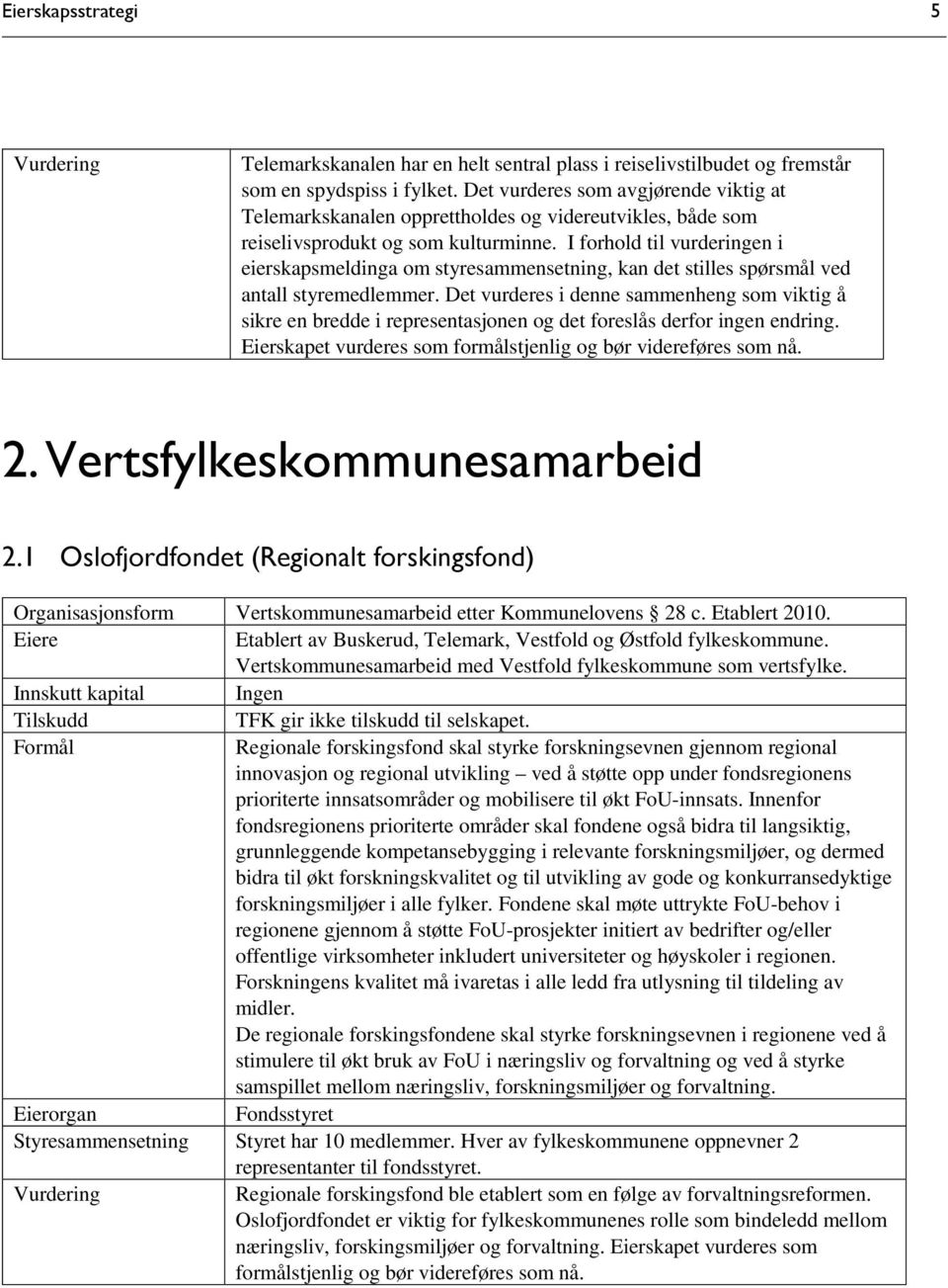 I forhold til vurderingen i eierskapsmeldinga om styresammensetning, kan det stilles spørsmål ved antall styremedlemmer.