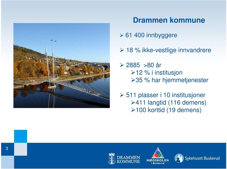 institusjon 35 % har hjemmetjenester 511 plasser i