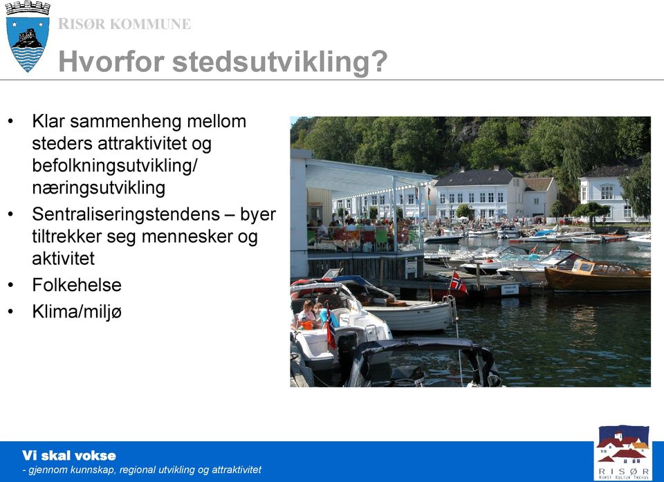 befolkningsutvikling/ næringsutvikling