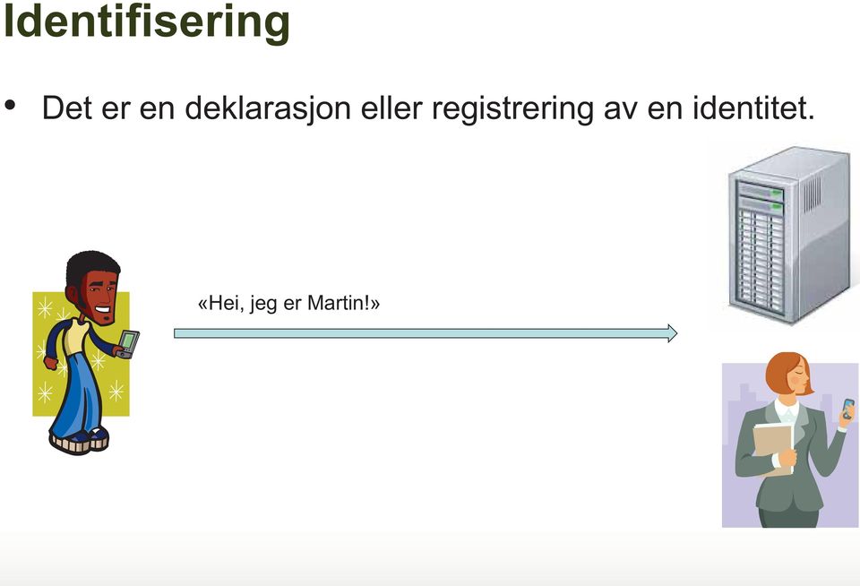 registrering av en