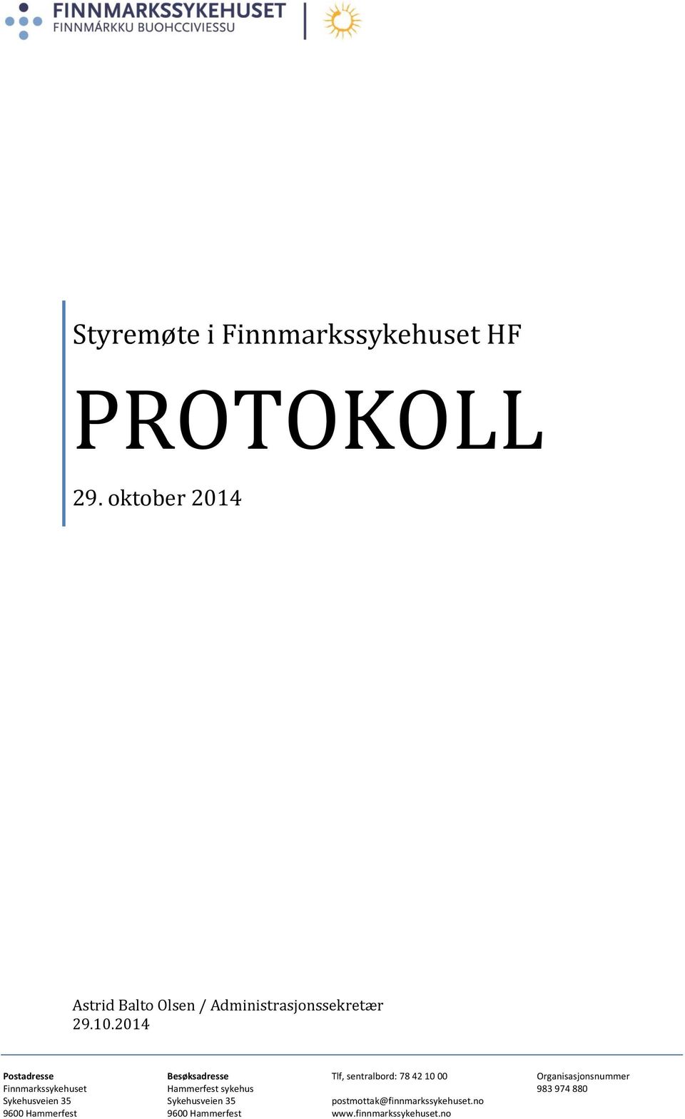 PROTOKOLL 29.