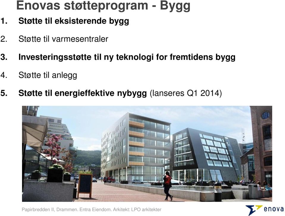 Investeringsstøtte til ny teknologi for fremtidens bygg 4.