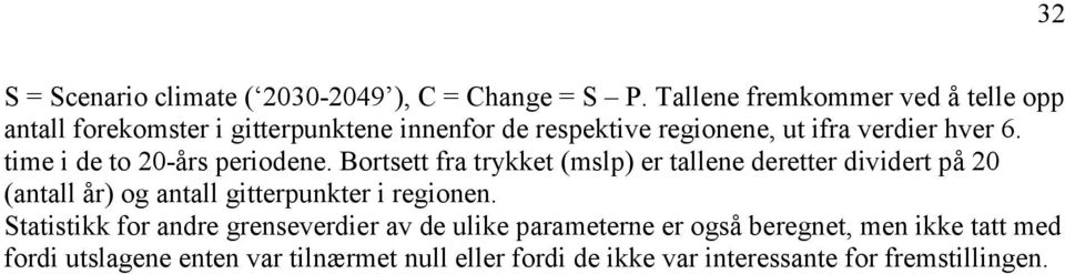 time i de to 20-års periodene.