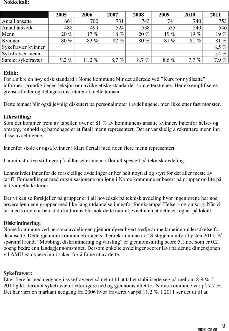 ved Kurs for nytilsatte informert grundig i egen leksjon om hvilke etiske standarder som etterstrebes. Her eksemplifiseres grensetilfeller og deltagere diskuterer aktuelle temaer.