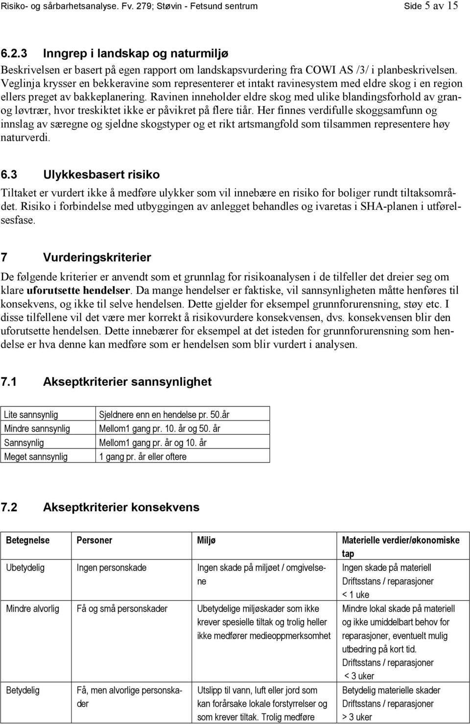 Ravinen inneholder eldre skog med ulike blandingsforhold av granog løvtrær, hvor treskiktet ikke er påvikret på flere tiår.