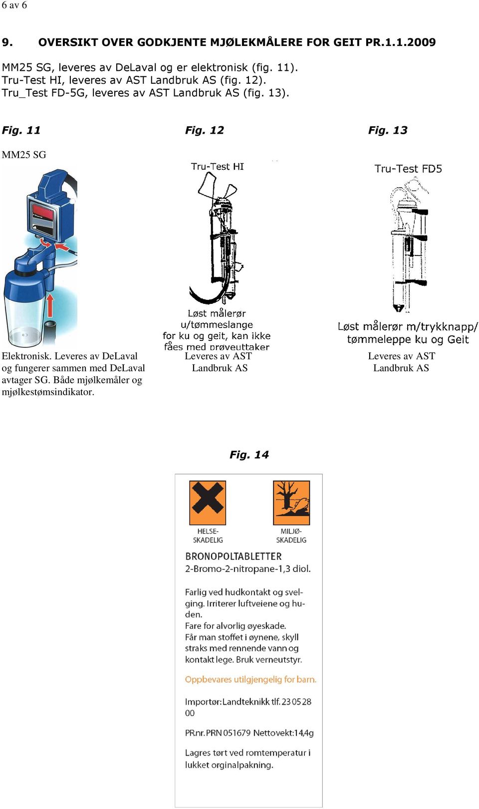 12). Tru_Test FD-5G, leveres av AST Landbruk AS (fig. 13). Fig. 11 Fig. 12 Fig. 13 MM25 SG Elektronisk.