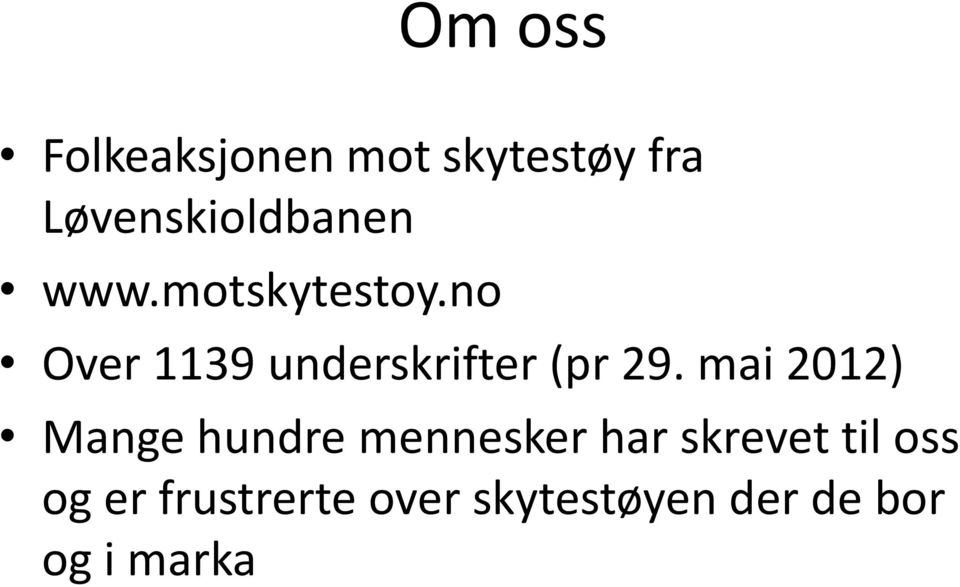 no Over 1139 underskrifter (pr 29.