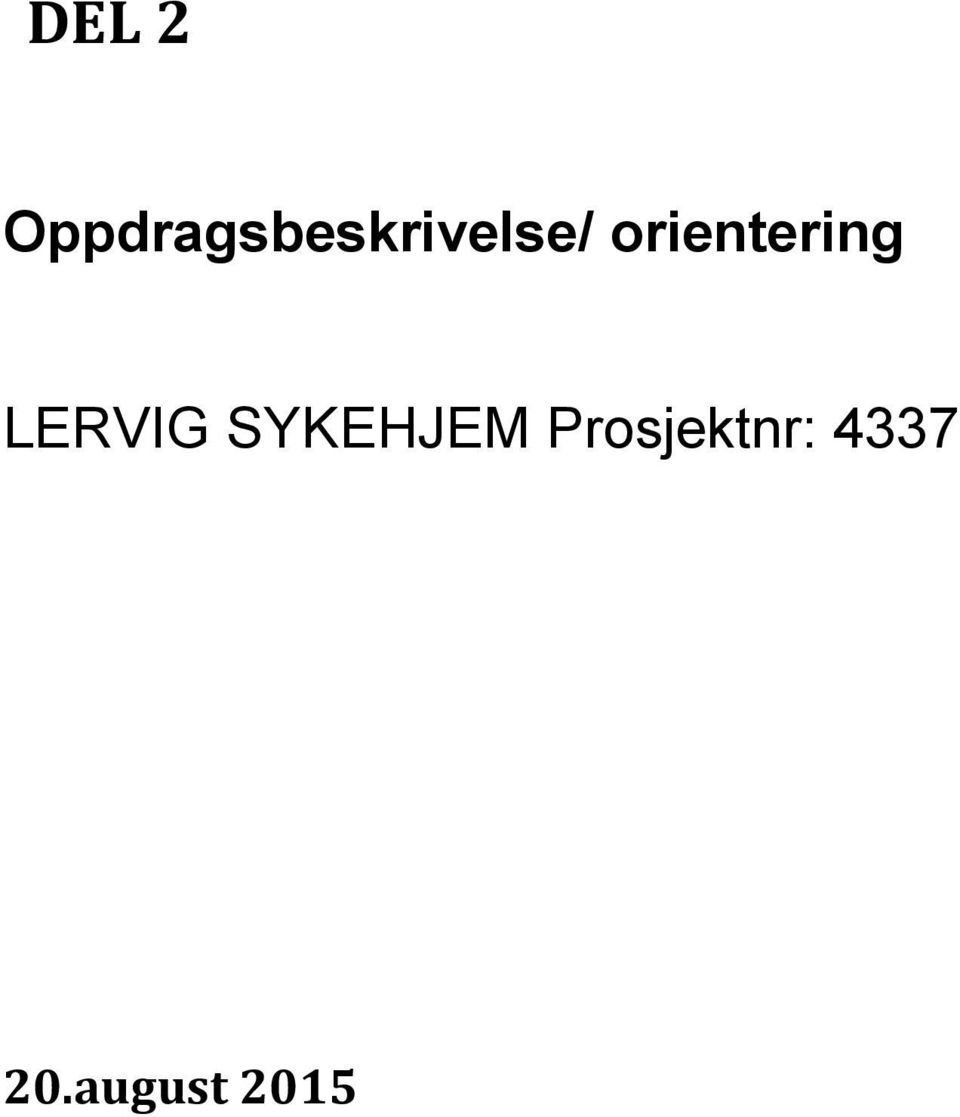 orientering LERVIG