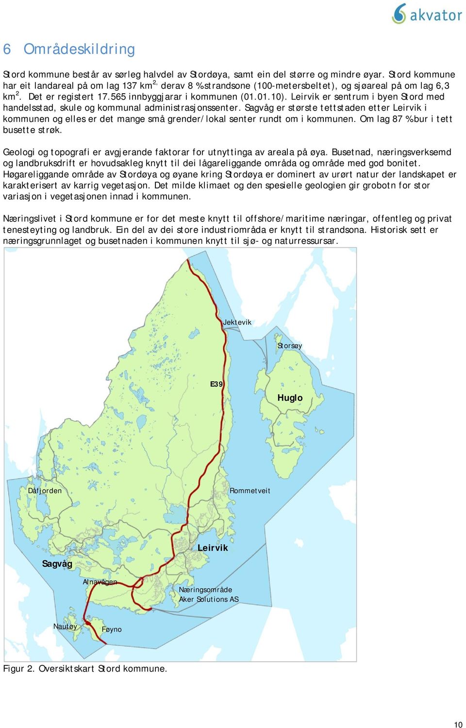 Leirvik er sentrum i byen Stord med handelsstad, skule og kommunal administrasjonssenter.