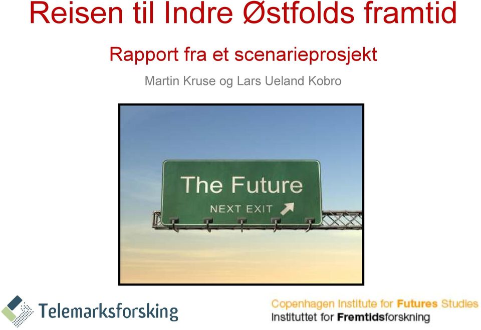 fra et scenarieprosjekt