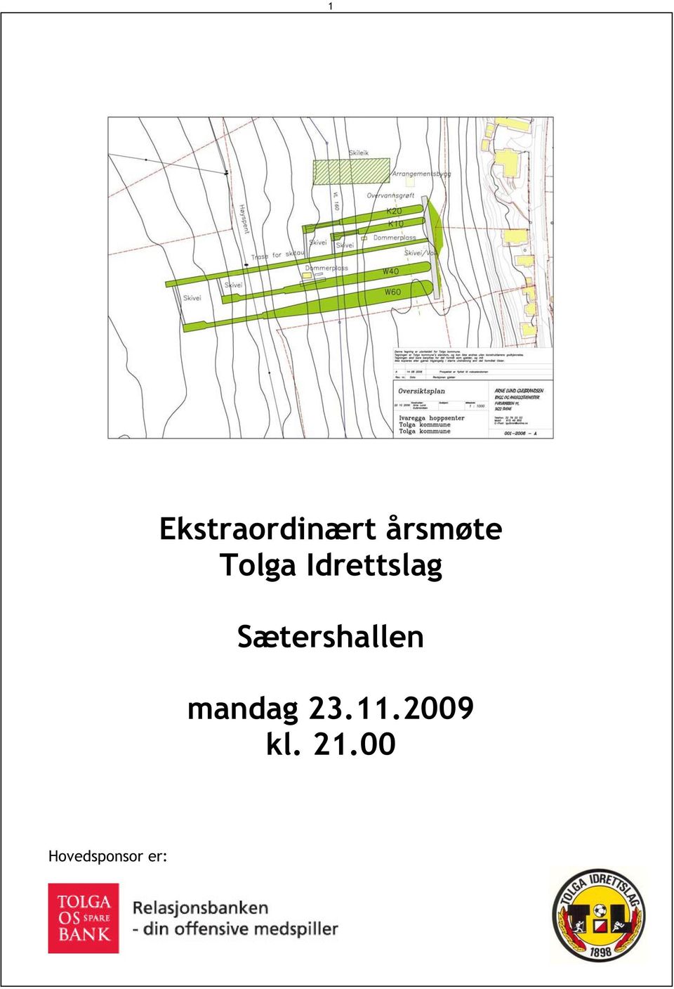 Sætershallen mandag 23.