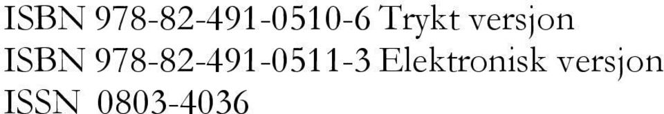 978-82-491-0511-3