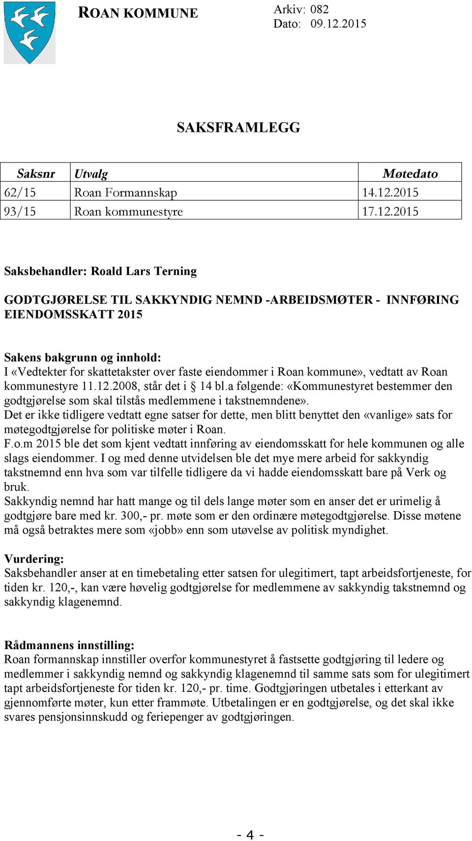 2015 93/15 Roan kommunestyre 17.12.