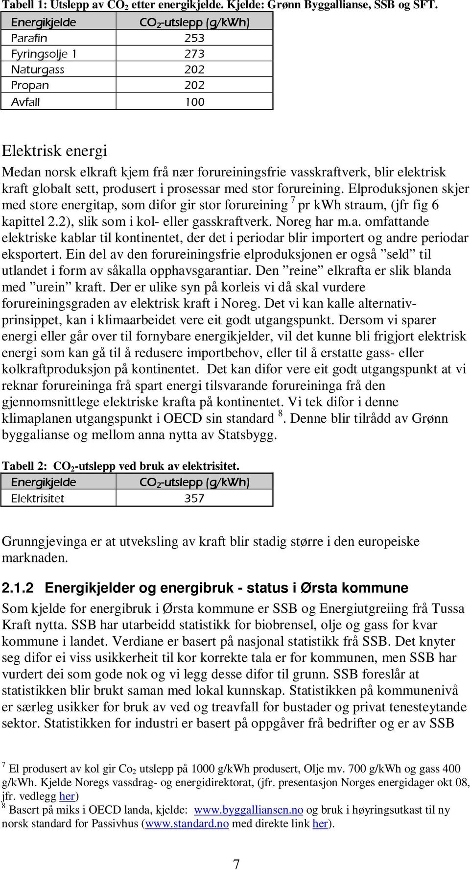 Elproduksjonen skjer med store energitap, som difor gir stor forureining 7 pr kwh straum, (jfr fig 6 kapittel 2.2), slik som i kol- eller gasskraftverk. Noreg har m.a. omfattande elektriske kablar til kontinentet, der det i periodar blir importert og andre periodar eksportert.