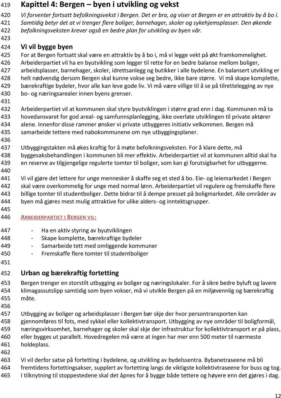 Samtidig betyr det at vi trenger flere boliger, barnehager, skoler og sykehjemsplasser. Den økende befolkningsveksten krever også en bedre plan for utvikling av byen vår.