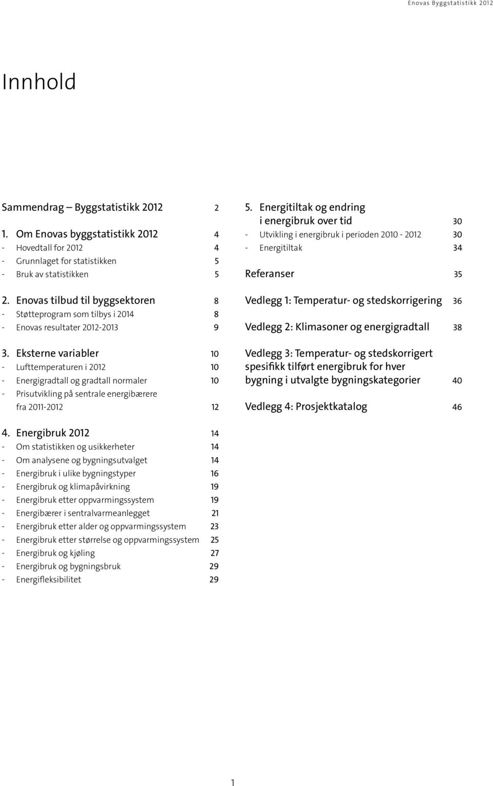 Eksterne variabler 10 - Lufttemperaturen i 2012 10 - Energigradtall og gradtall normaler 10 - Prisutvikling på sentrale energibærere fra 2011-2012 12 5.