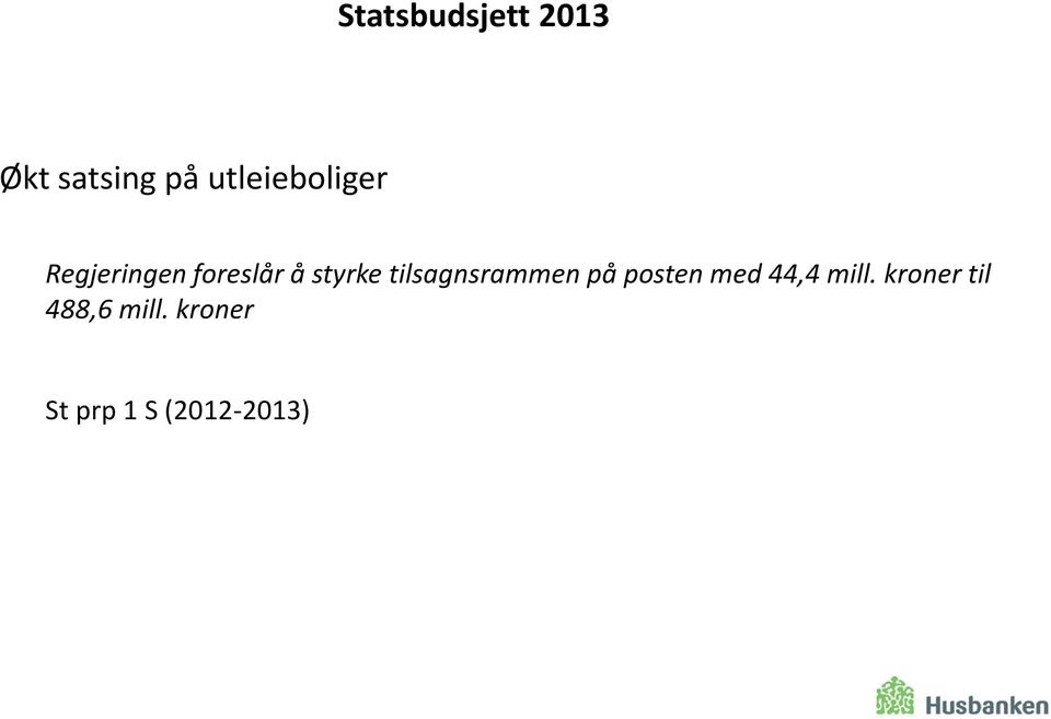 tilsagnsrammen på posten med 44,4 mill.