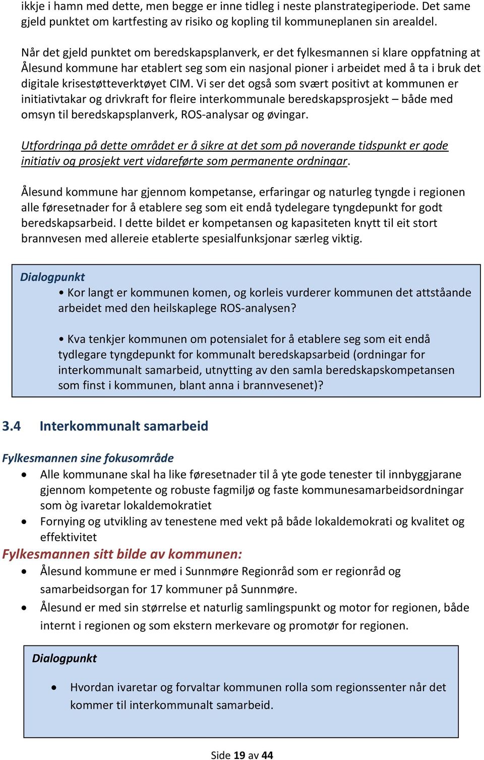 krisestøtteverktøyet CIM.