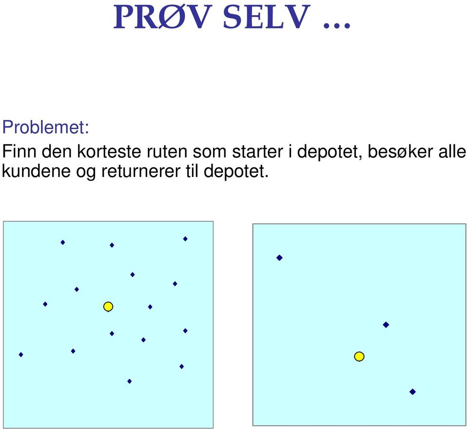 starter i depotet, besøker