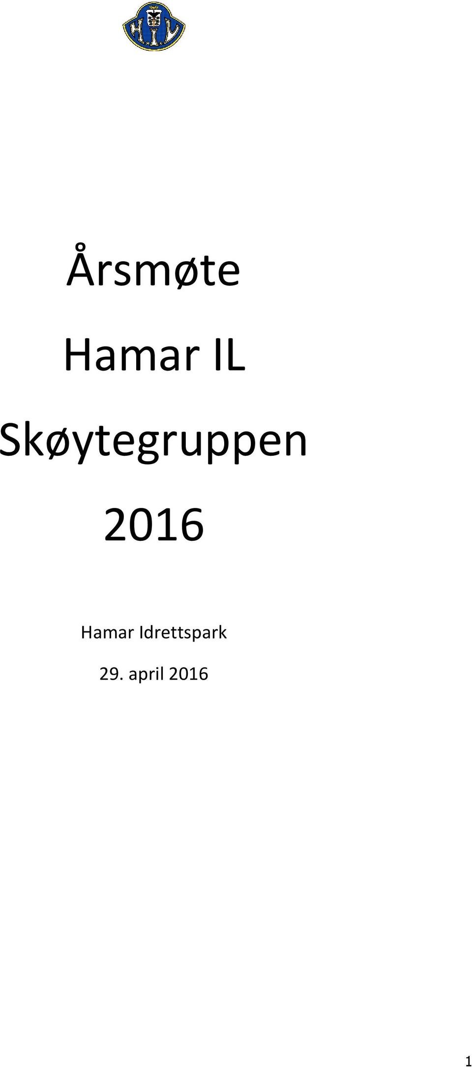 2016 Hamar