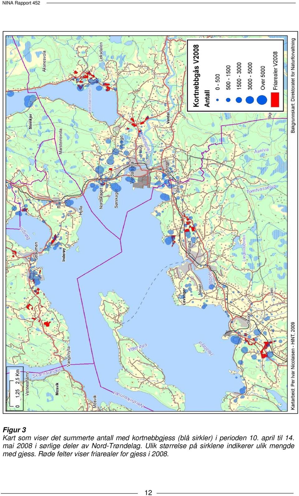 mai 2008 i sørlige deler av Nord-Trøndelag.