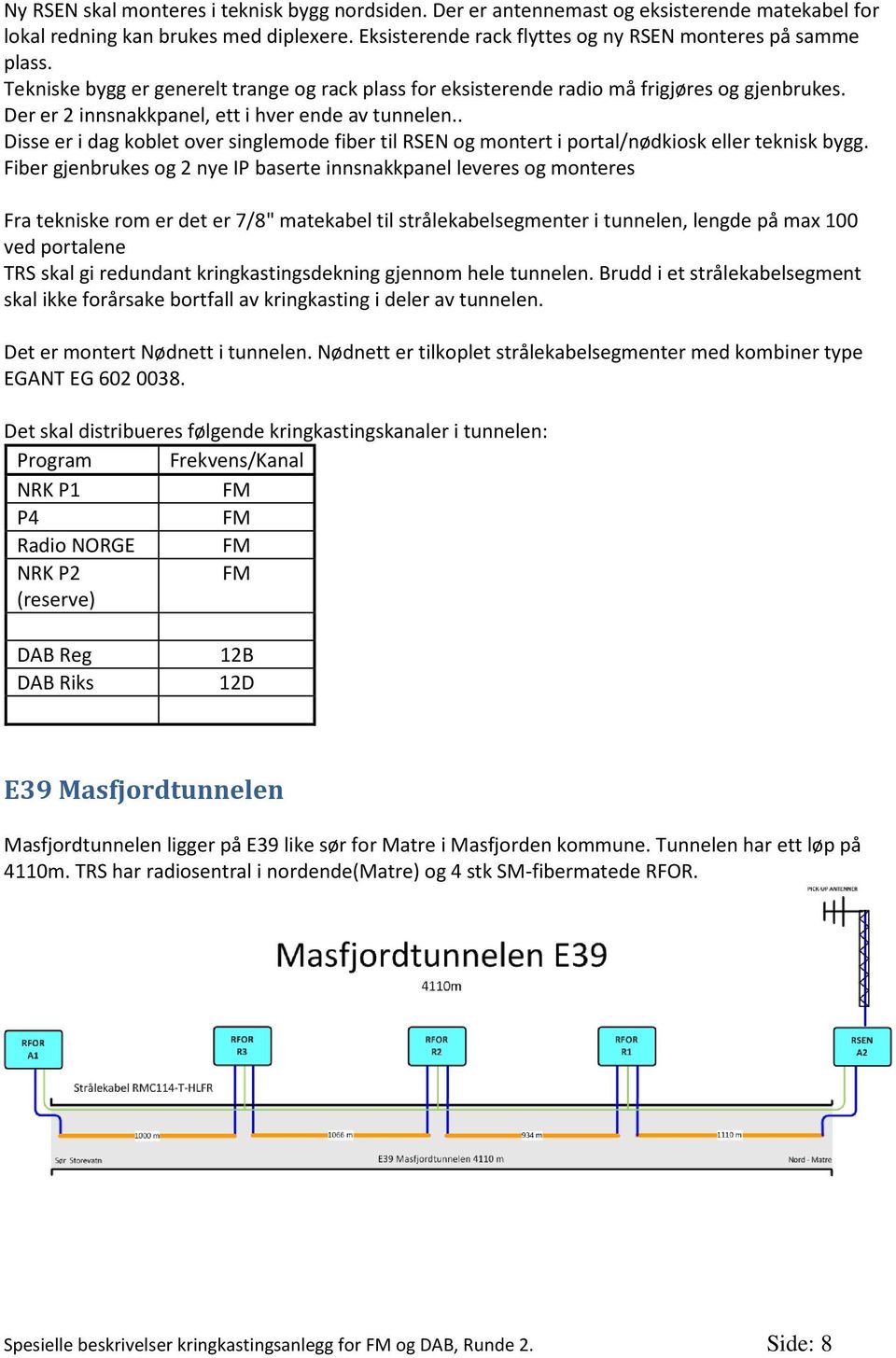 . Disse er i dag koblet over singlemode fiber til RSEN og montert i portal/nødkiosk eller teknisk bygg.