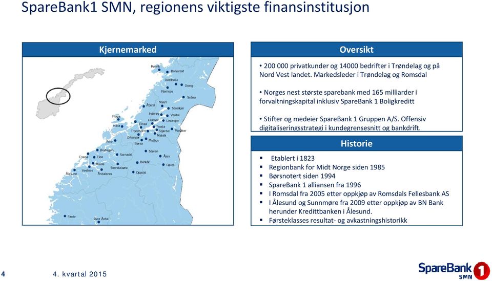 Gruppen A/S. Offensiv digitaliseringsstrategi i kundegrensesnitt og bankdrift.