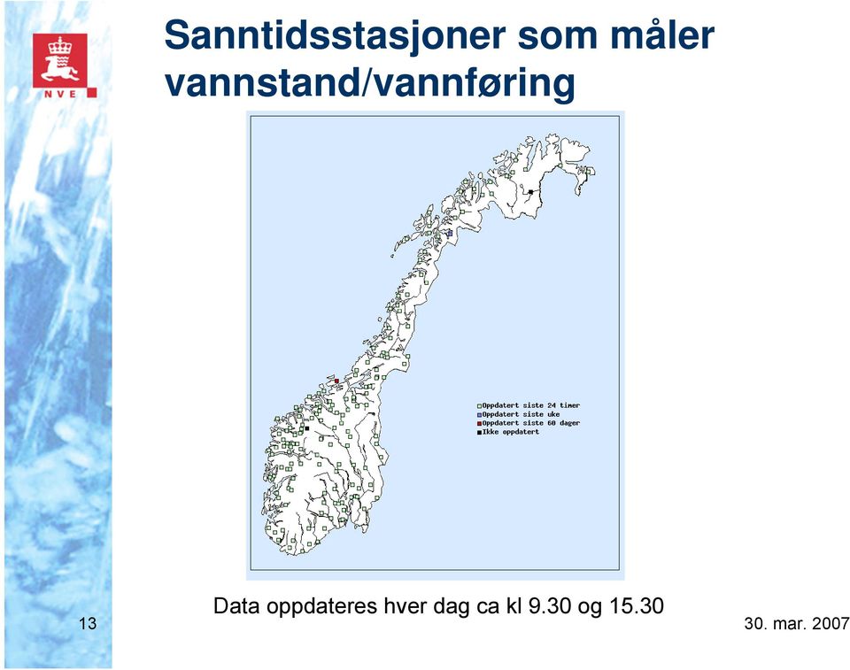 vannstand/vannføring 13